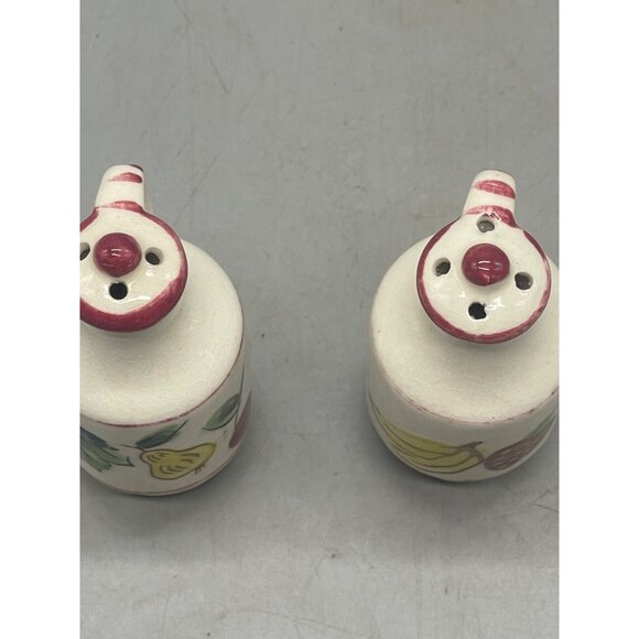 Vintage salt pepper shaker jug fruit pitcher grapes banana strawberry pear READ - Picture 4 of 6